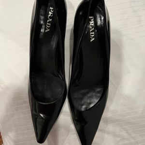 Prada Black Patent Leather Women’s Heels